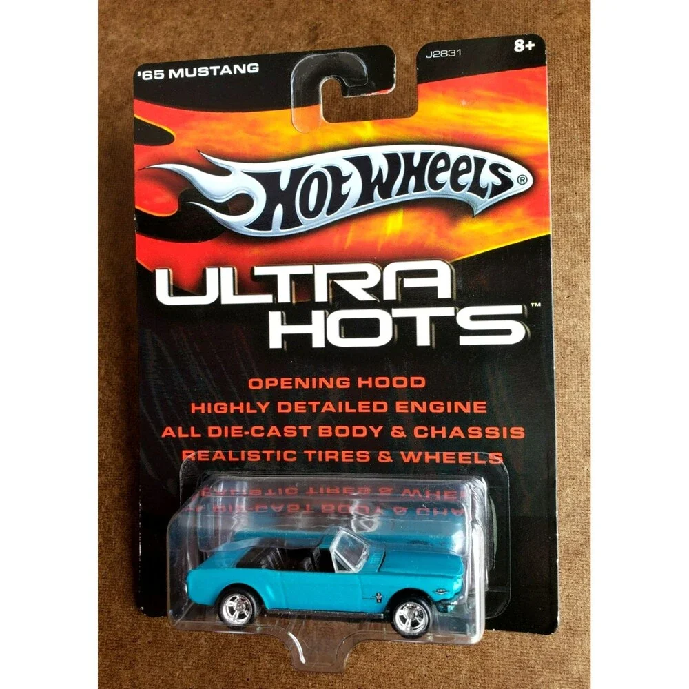 2006 Hot Wheels '65 MUSTANG FORD Teal ULTRA HOTS SERIES REAL RIDERS! 1:64 J2831